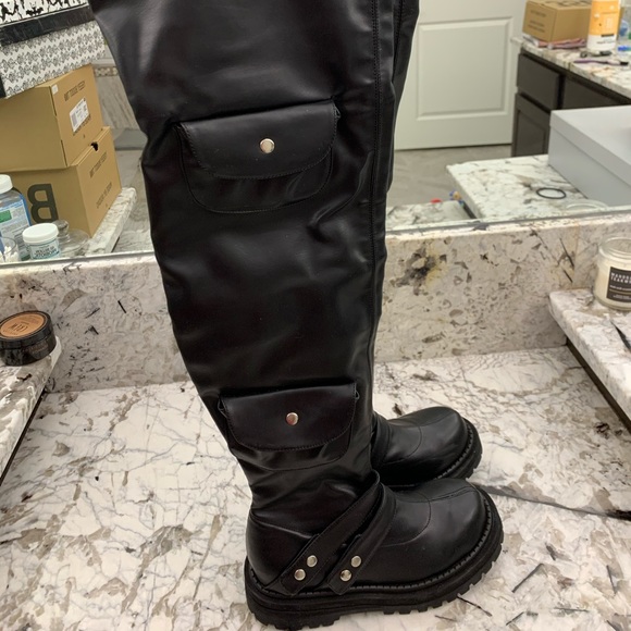 Jefferey Campbell REBEL YELL size 7.5 BLACK - Picture 7 of 10